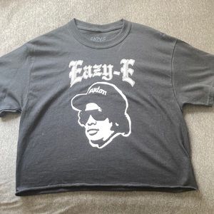 Eazy-E black crop top